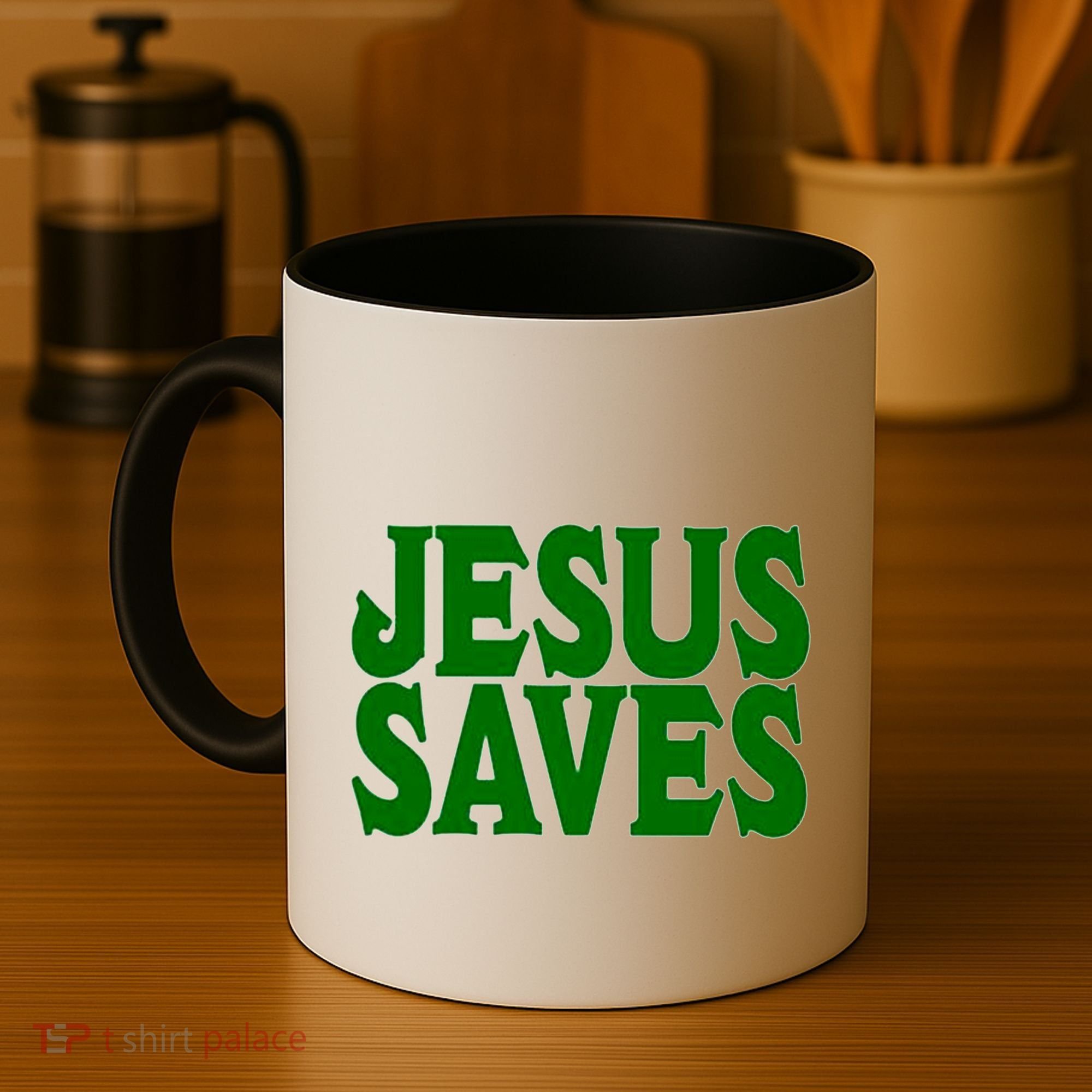 Mall Jesus Saves Coffee Mug