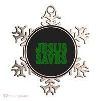 Mall Jesus Saves Ornament thumb 0