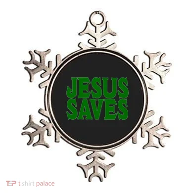 Mall Jesus Saves Ornament