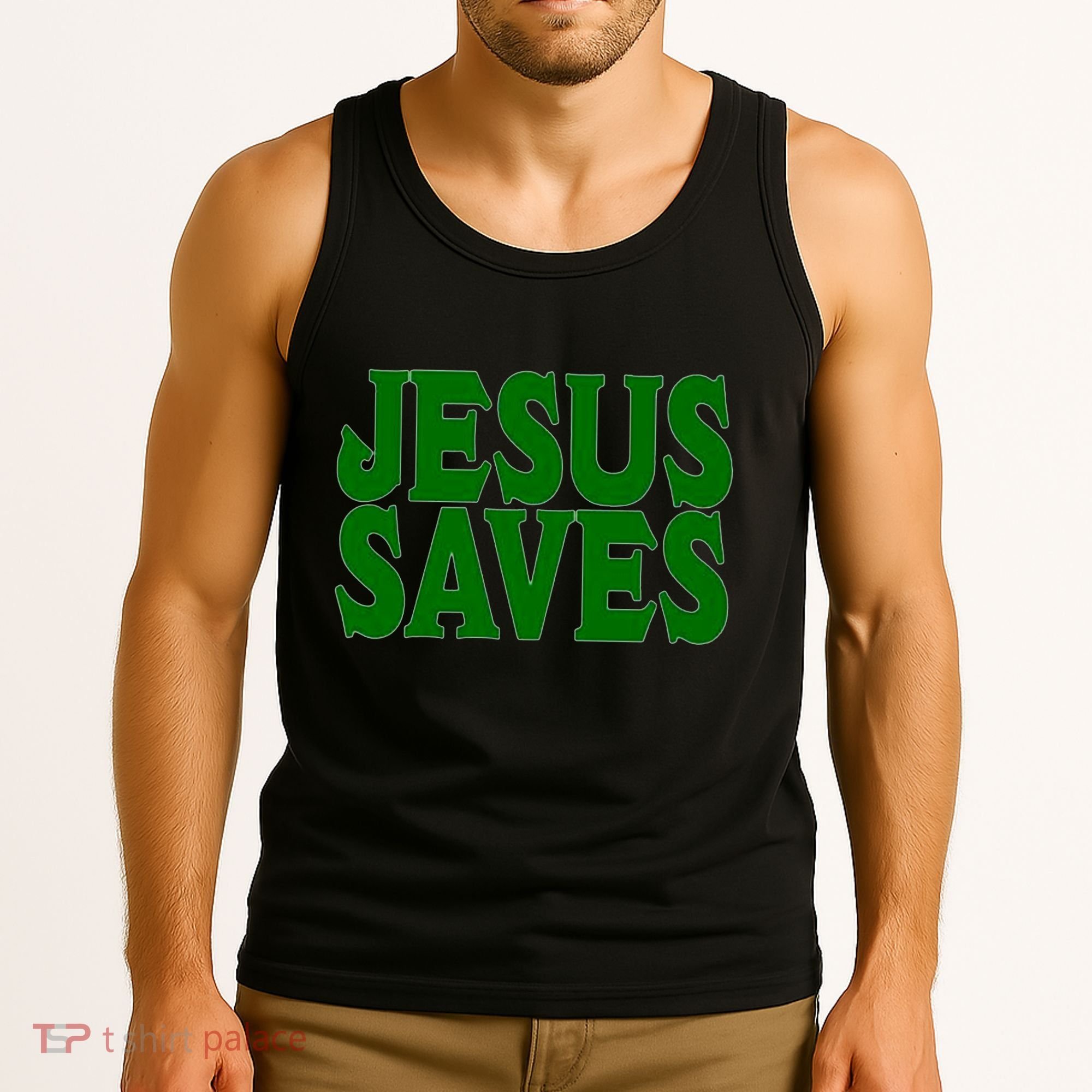 Mall Jesus Saves Tank Top