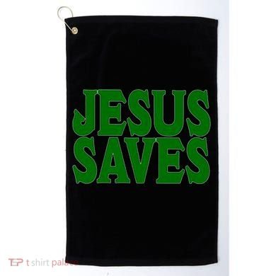 Mall Jesus Saves Golf Towel