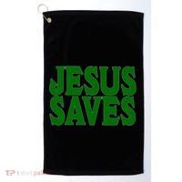 Mall Jesus Saves Golf Towel thumb 0