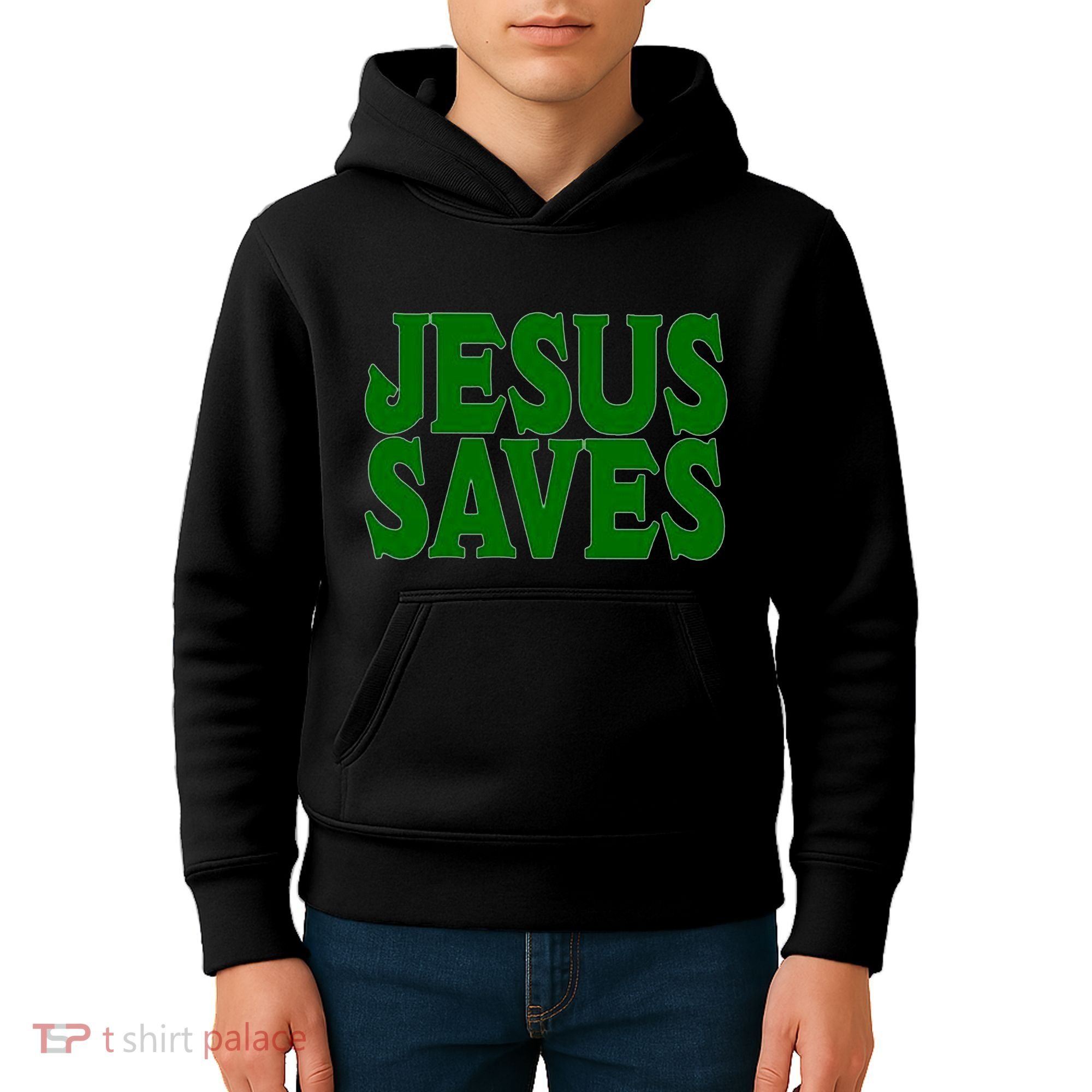 Mall Jesus Saves Kids Hoodie