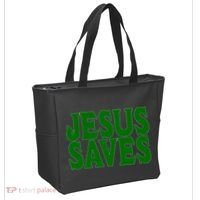 Mall Jesus Saves Tote Bag thumb 2