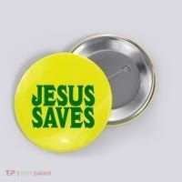 Mall Jesus Saves Button thumb 0