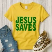 Mall Jesus Saves Women's T-Shirt thumb 3
