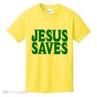 Mall Jesus Saves Kids T-Shirt thumb 0