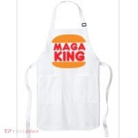 Maga King Burger Spoof Logo Apron thumb 0