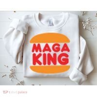 Maga King Burger Spoof Logo Sweatshirt thumb 2