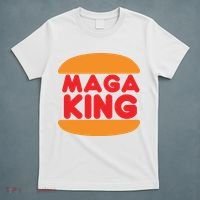 Maga King Burger Spoof Logo T-Shirt thumb 5