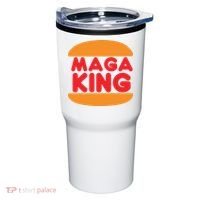 Maga King Burger Spoof Logo Tumbler thumb 0