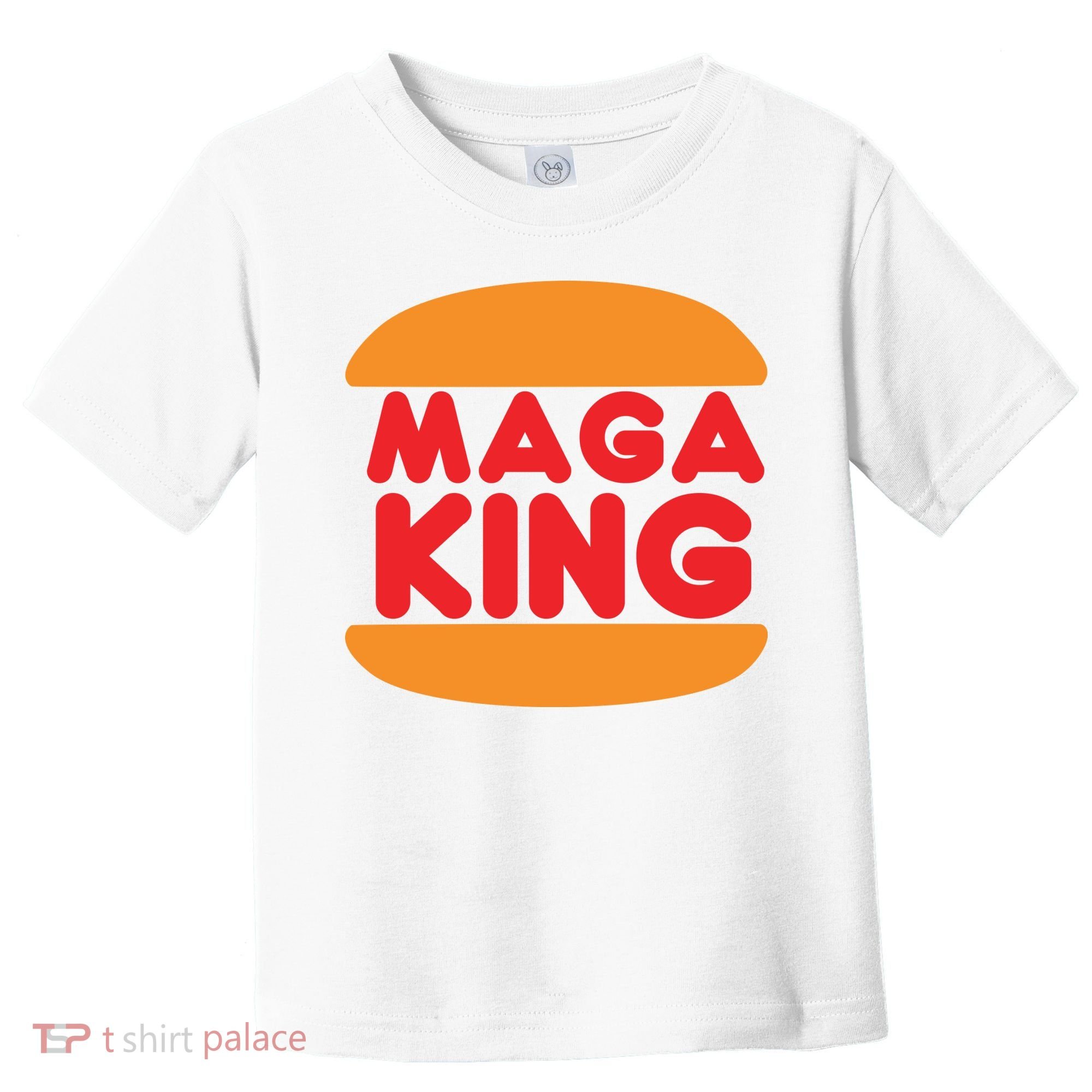 Maga King Burger Spoof Logo Toddler T-Shirt