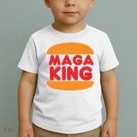 Maga King Burger Spoof Logo Toddler T-Shirt thumb 2