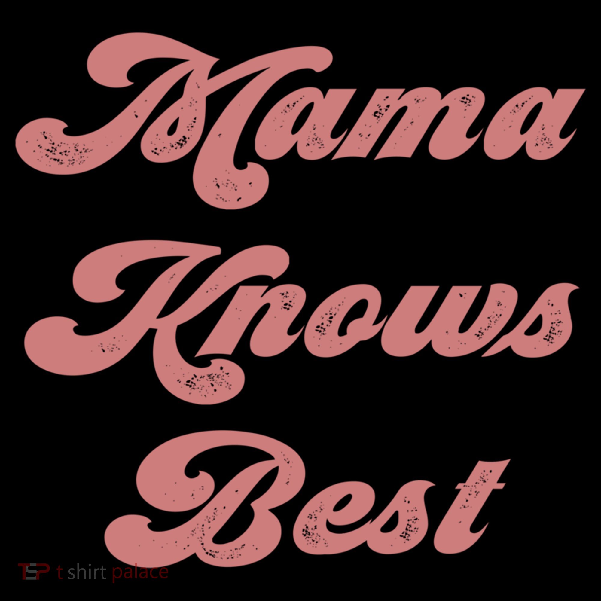 Mama Knows Best Momlife Proud Mom Trendy Vici Funny Gift Women's Hoodie