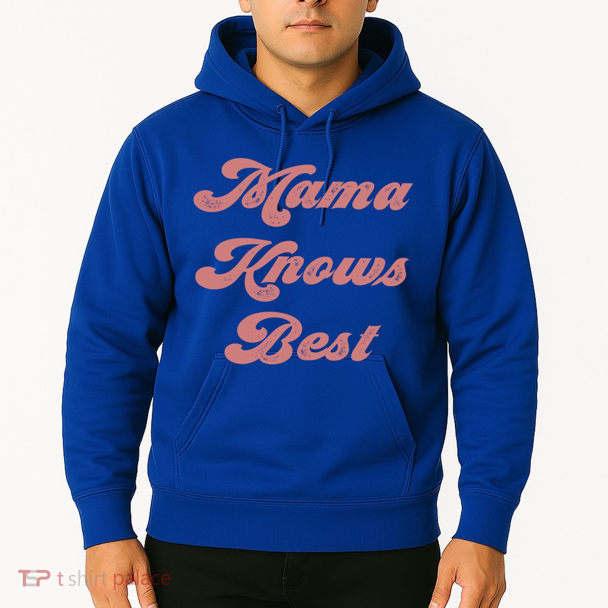 Mama Knows Best Momlife Proud Mom Trendy Vici Funny Gift Hoodie