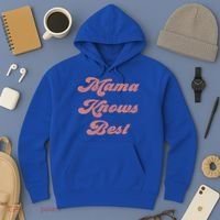 Mama Knows Best Momlife Proud Mom Trendy Vici Funny Gift Hoodie thumb 3