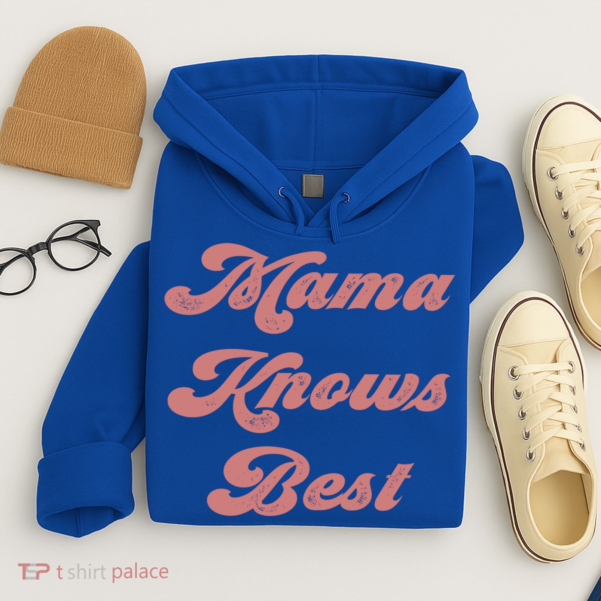 Mama Knows Best Momlife Proud Mom Trendy Vici Funny Gift Hoodie