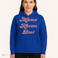 Mama Knows Best Momlife Proud Mom Trendy Vici Funny Gift Hoodie thumb 5
