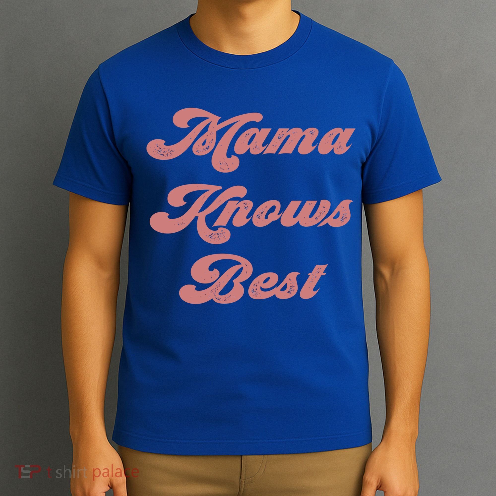 Mama Knows Best Momlife Proud Mom Trendy Vici Funny Gift T-Shirt