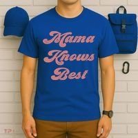 Mama Knows Best Momlife Proud Mom Trendy Vici Funny Gift T-Shirt thumb 6