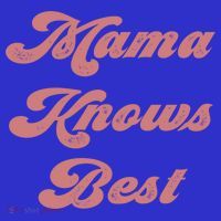 Mama Knows Best Momlife Proud Mom Trendy Vici Funny Gift Coaster thumb 2