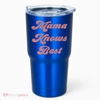 Mama Knows Best Momlife Proud Mom Trendy Vici Funny Gift Tumbler thumb 0