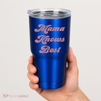 Mama Knows Best Momlife Proud Mom Trendy Vici Funny Gift Tumbler thumb 2