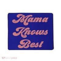 Mama Knows Best Momlife Proud Mom Trendy Vici Funny Gift Mousepad thumb 0