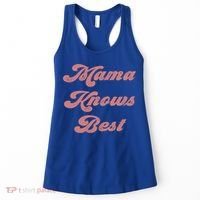 Mama Knows Best Momlife Proud Mom Trendy Vici Funny Gift Women's Tank Top thumb 0