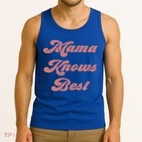 Mama Knows Best Momlife Proud Mom Trendy Vici Funny Gift Tank Top thumb 3