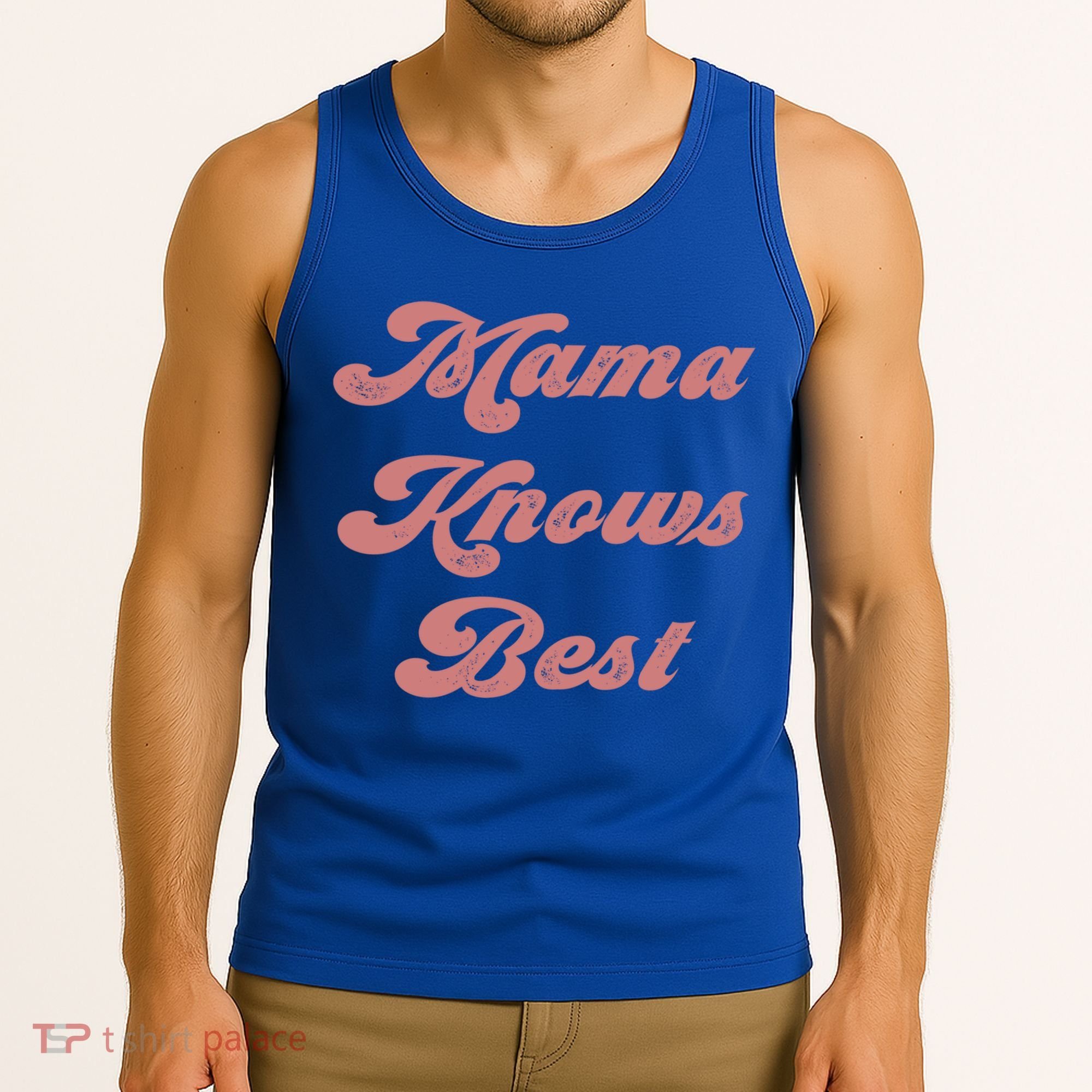 Mama Knows Best Momlife Proud Mom Trendy Vici Funny Gift Tank Top