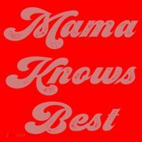 Mama Knows Best Momlife Proud Mom Trendy Vici Funny Gift Santa Hat thumb 1