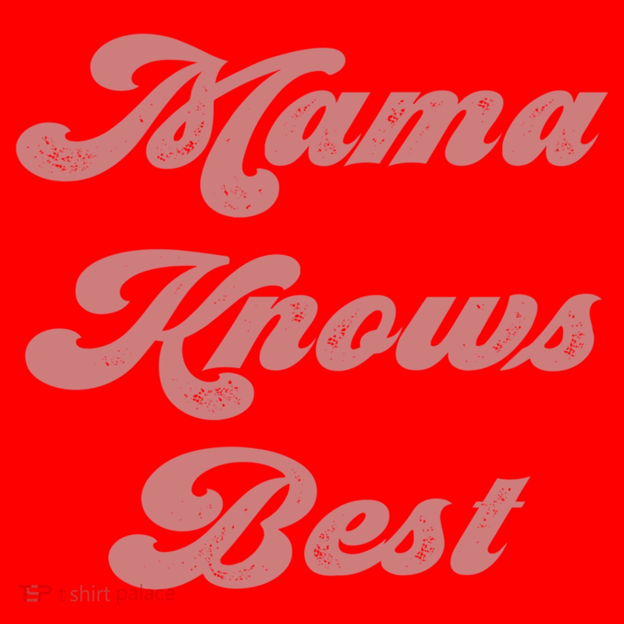 Mama Knows Best Momlife Proud Mom Trendy Vici Funny Gift Santa Hat