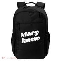 Mary Knew Christmas  Backpack thumb 0