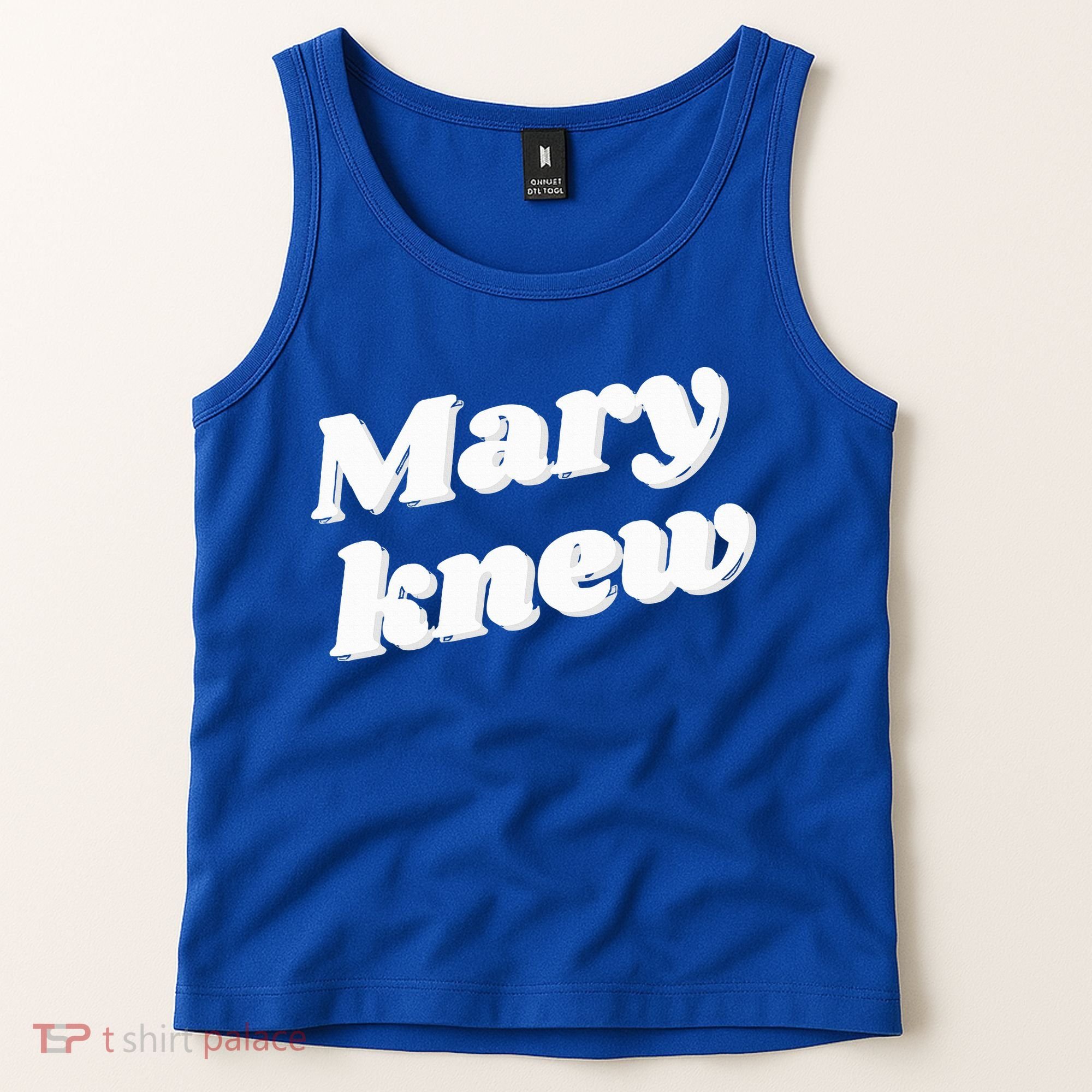 Mary Knew Christmas  Tank Top