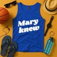 Mary Knew Christmas  Tank Top thumb 4