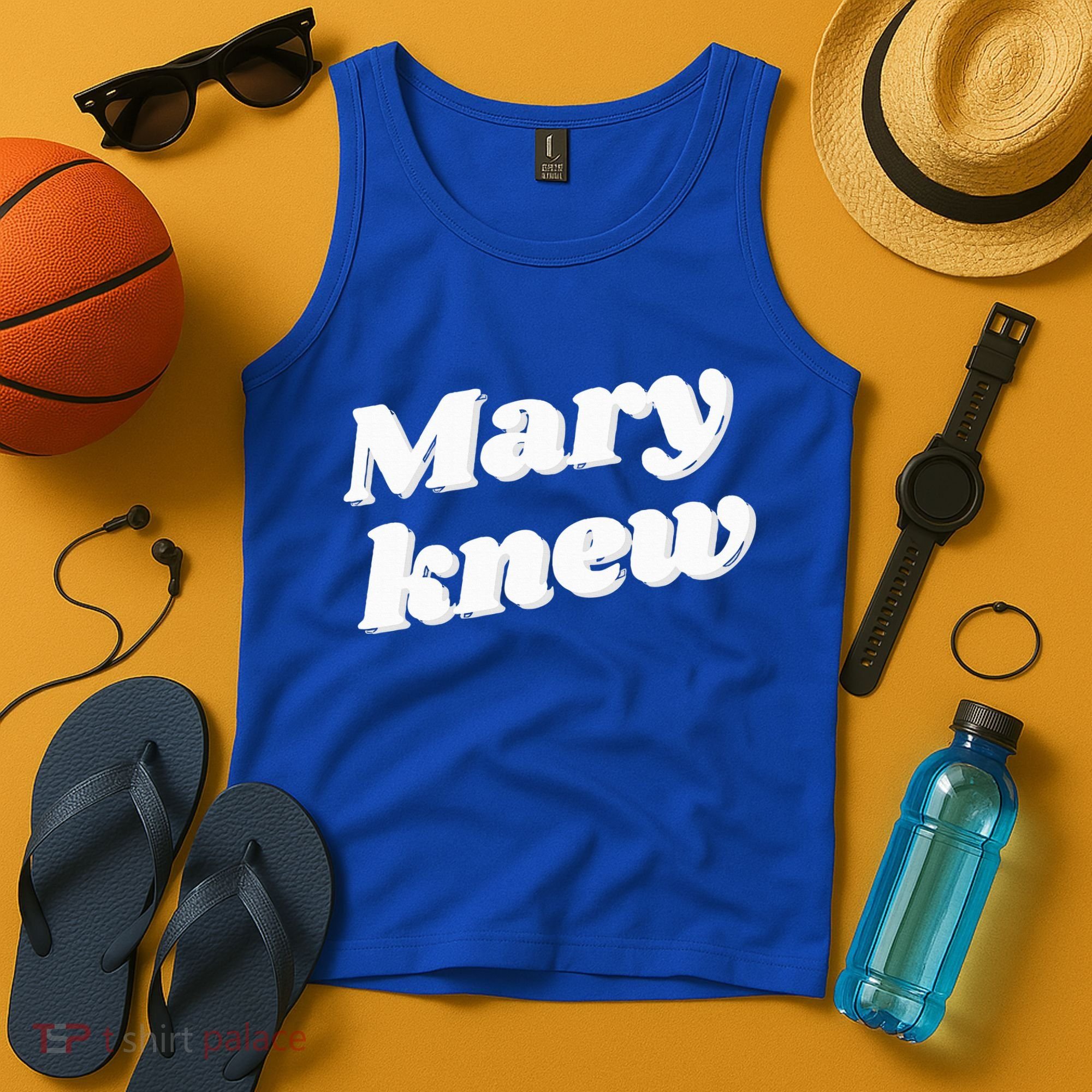 Mary Knew Christmas  Tank Top