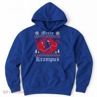 Merry Krampus Christmas Xmas Horror Ugly Sweater Evil Pajama Gift Hoodie thumb 0