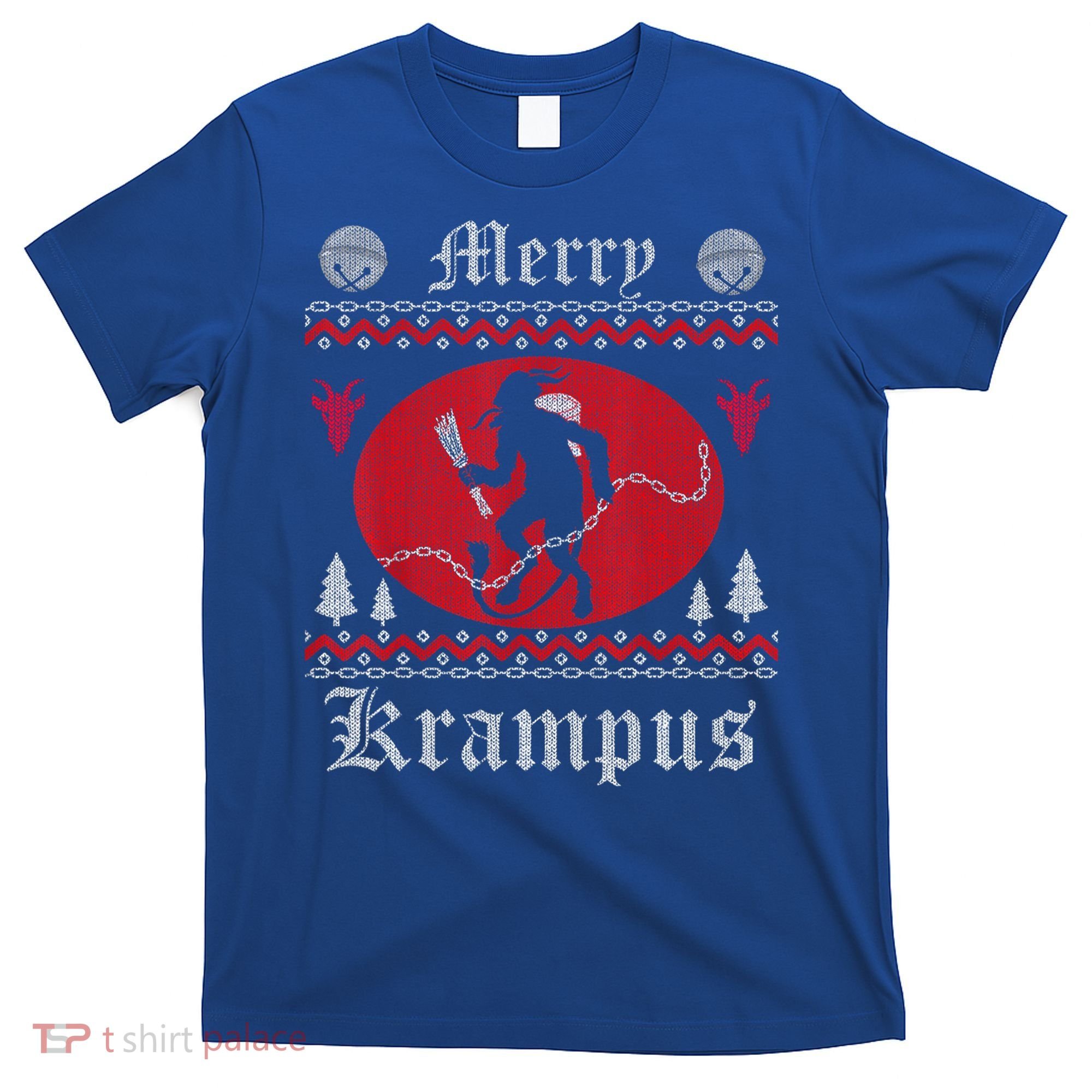 Merry Krampus Christmas Xmas Horror Ugly Sweater Evil Pajama Gift T-Shirt