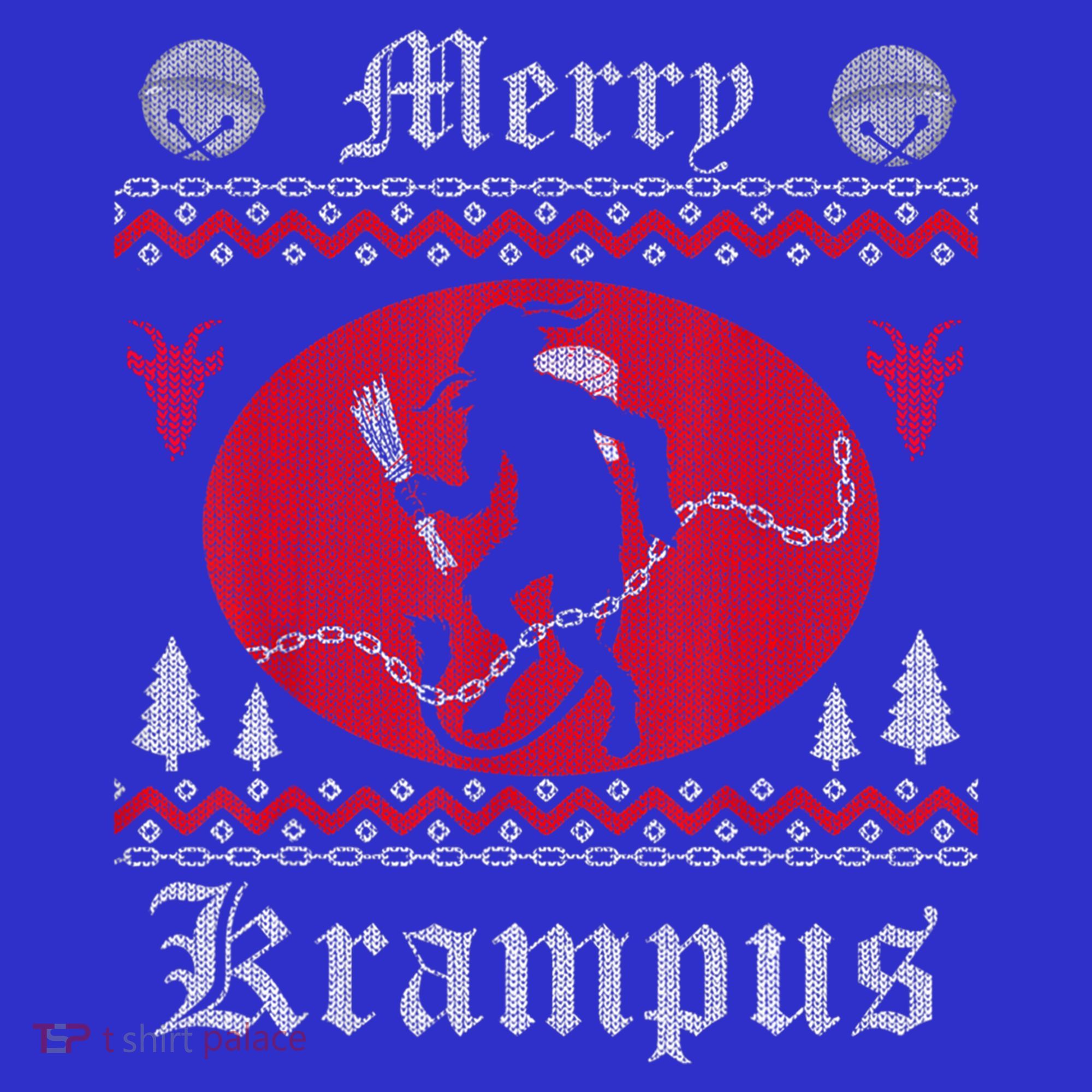 Merry Krampus Christmas Xmas Horror Ugly Sweater Evil Pajama Gift Visor