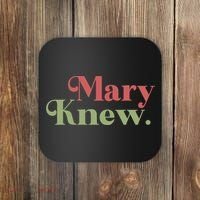 Mary Knew Christmas Coaster thumb 0