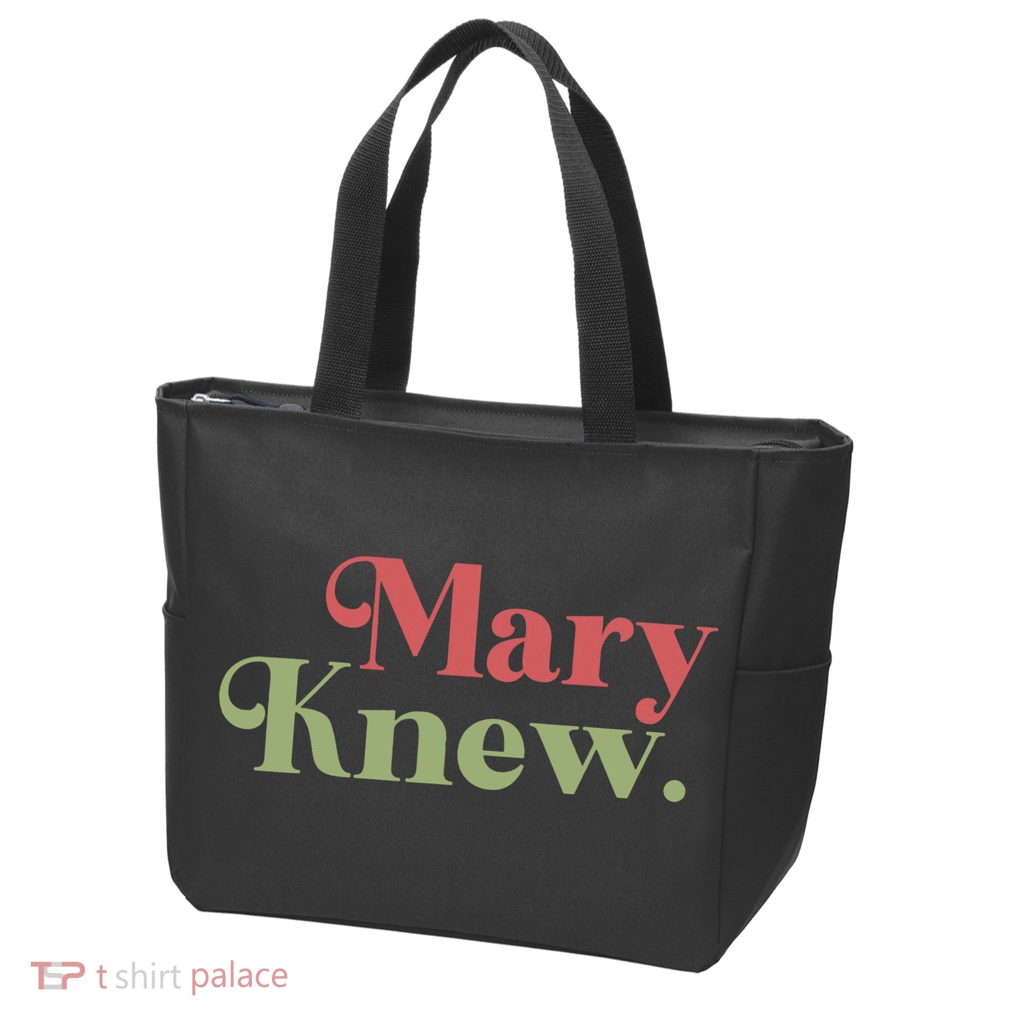 Mary Knew Christmas Tote Bag