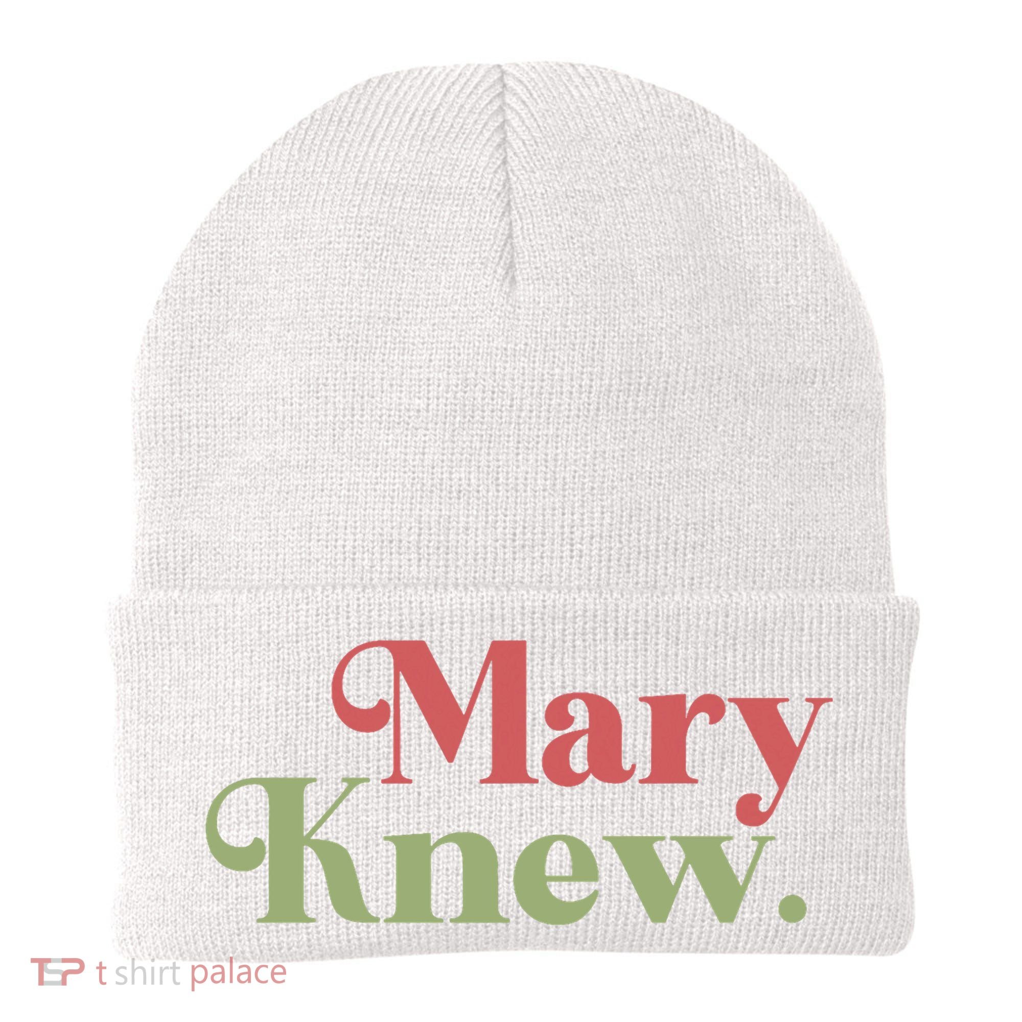 Mary Knew Christmas Beanie