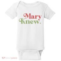 Mary Knew Christmas Baby Bodysuit thumb 0