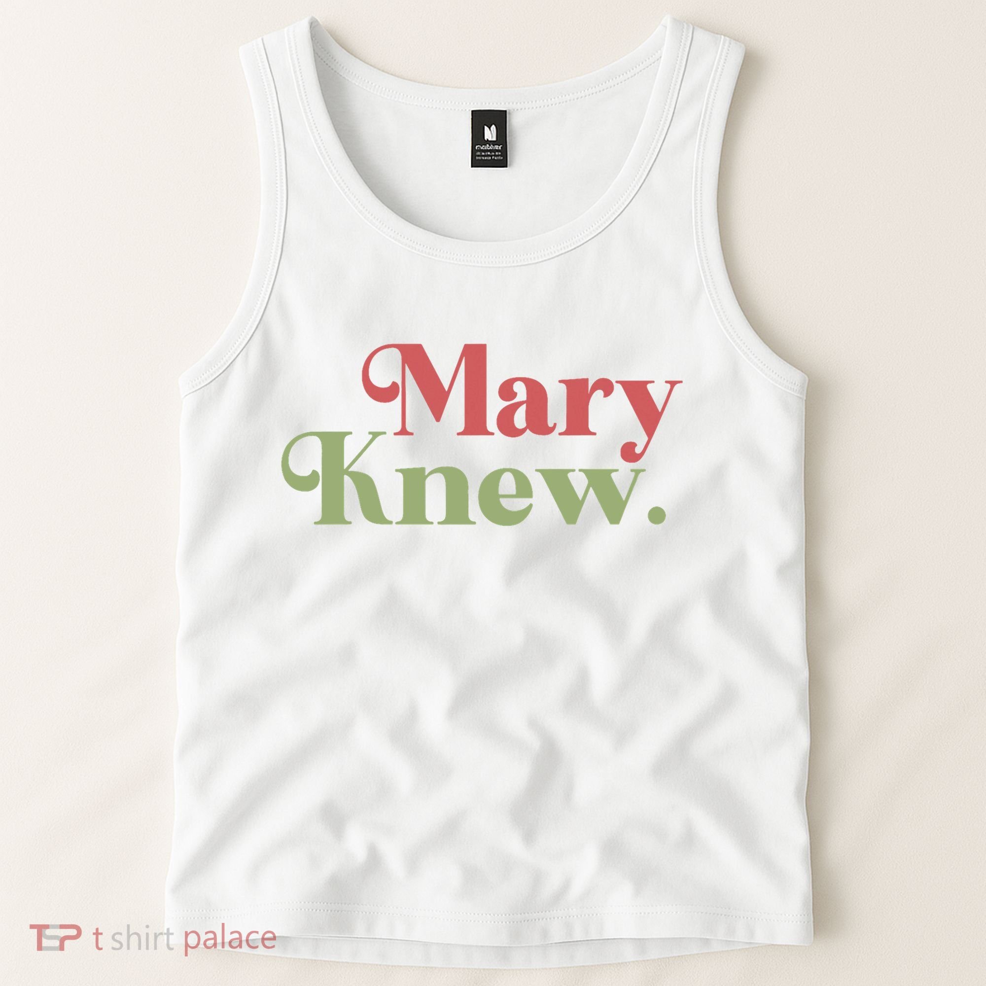 Mary Knew Christmas Tank Top