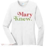 Mary Knew Christmas Women's Long Sleeve Shirt thumb 0