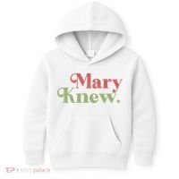 Mary Knew Christmas Kids Hoodie thumb 0