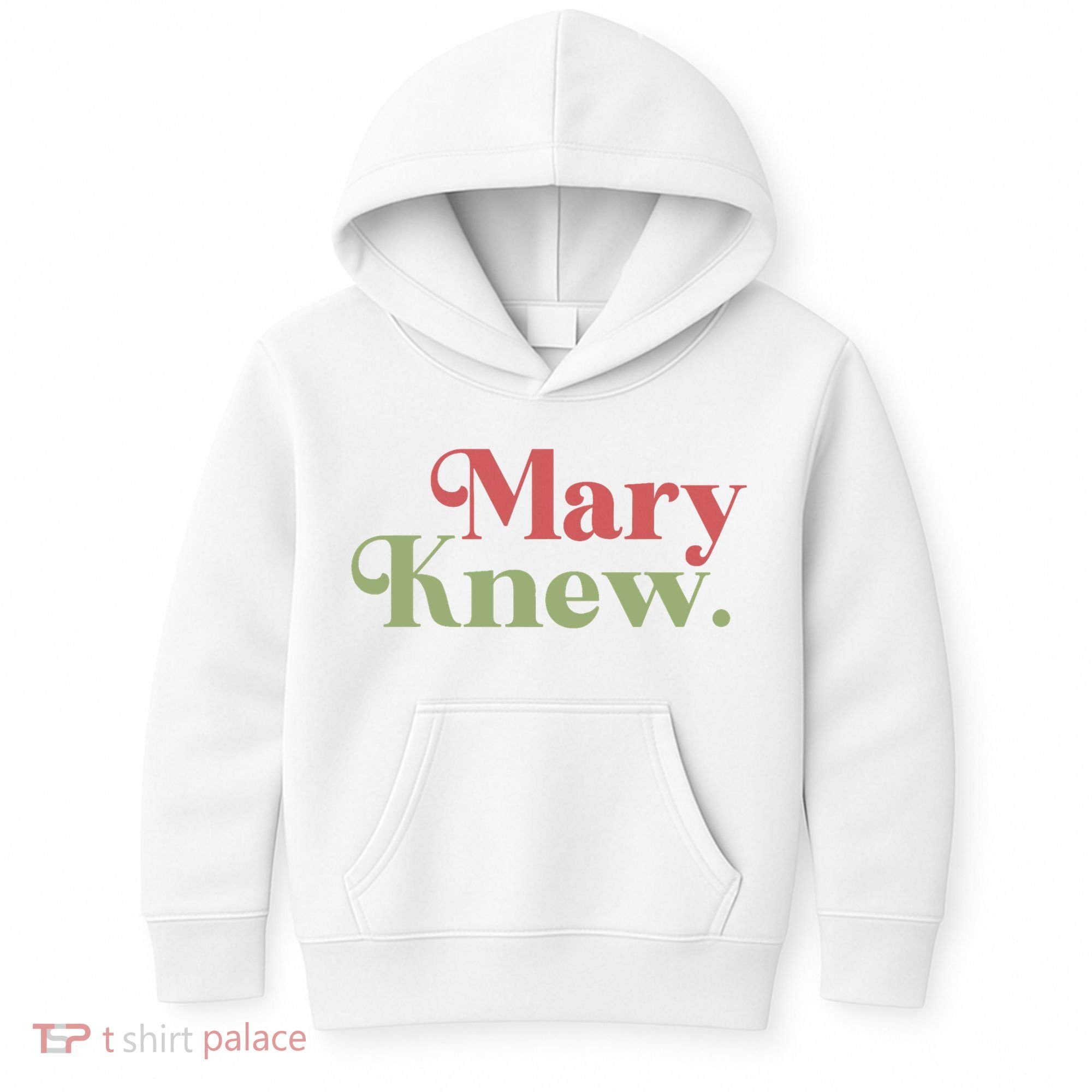Mary Knew Christmas Kids Hoodie