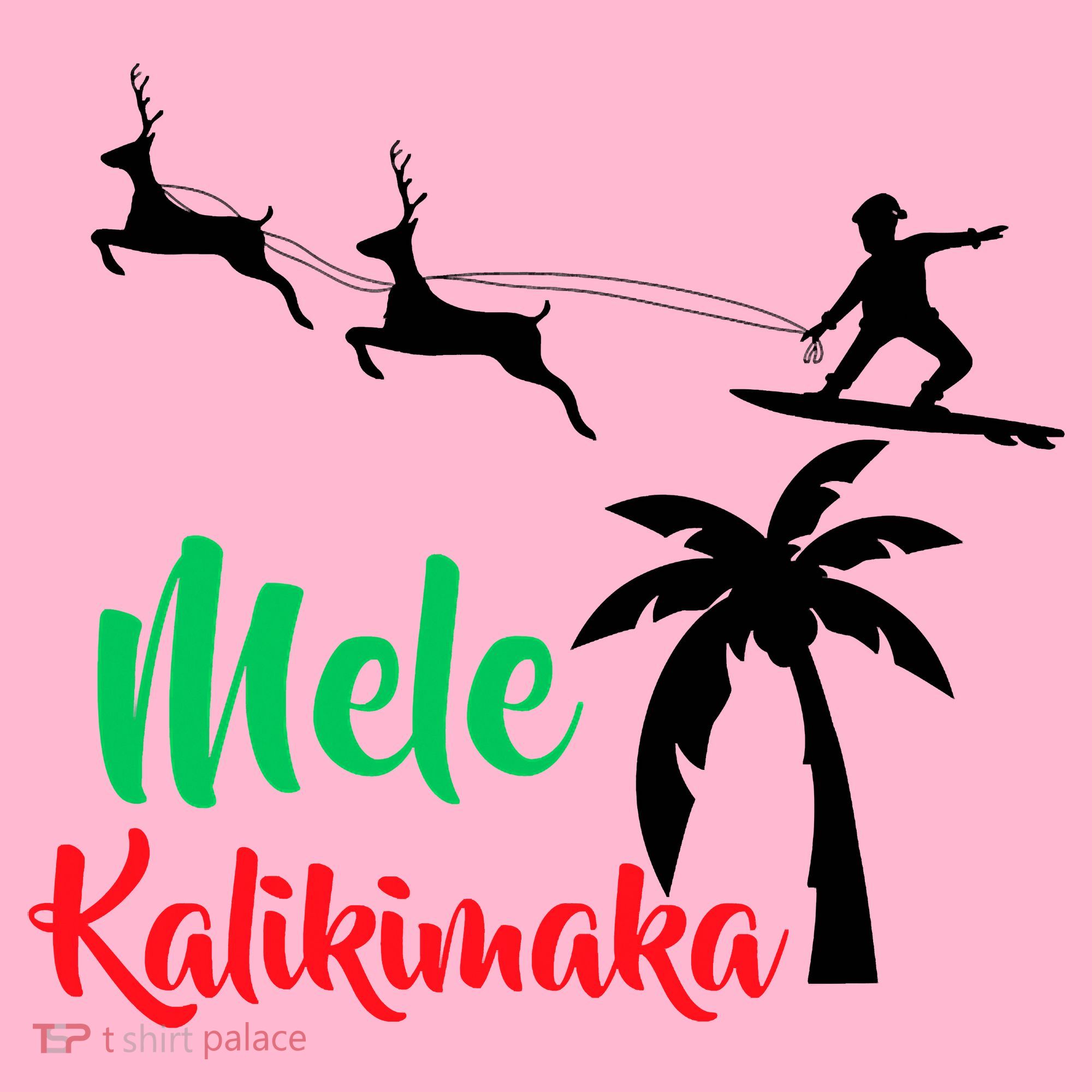 Mele Kalikimaka Christmas Hawaiian Xmas Santa Coaster