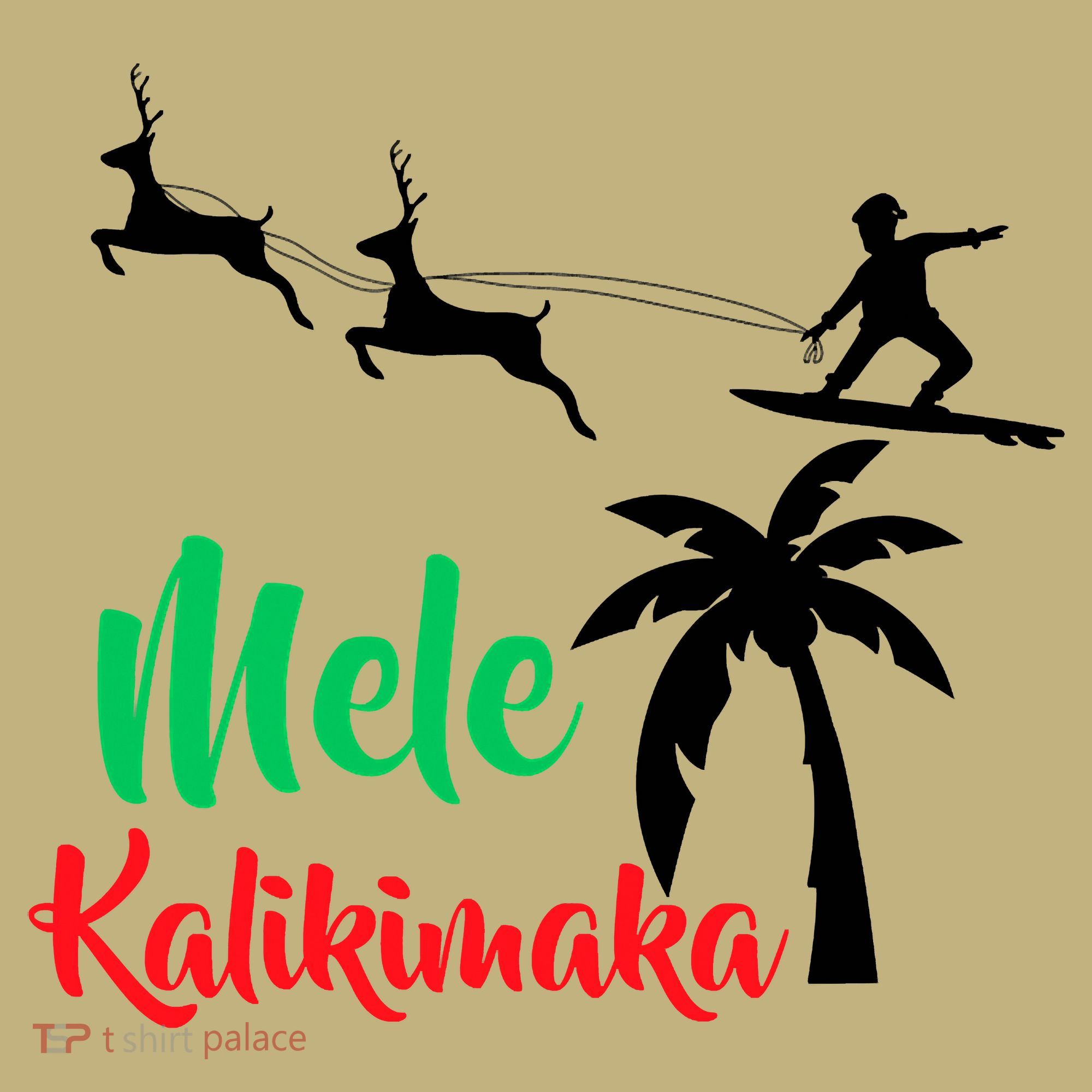 Mele Kalikimaka Christmas Hawaiian Xmas Santa Sweatshirt